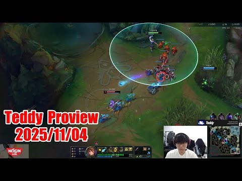 Teddy proview 2025/11/04 ezreal kaisa jhin Korea challenger | Teddy 第一视角