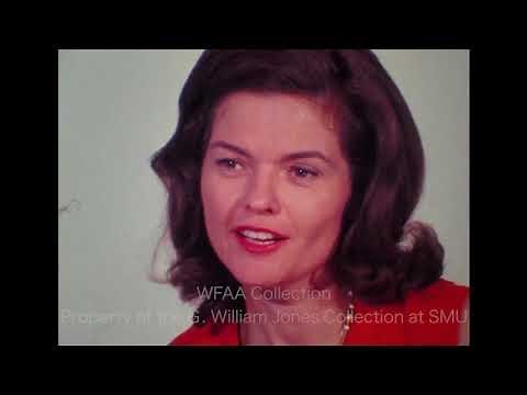 WFAA Interviews Nancy Dickerson about Lyndon Johnson and the JFK Assassination