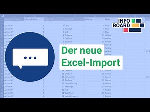 Plantafel - So erstellen Sie Aufträge mit mehreren Vorgängern Erweiterter Excel-Import | infoBoard