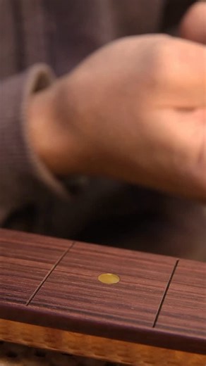 Fret installation Frets are glued and pressed into the fretboard. Controlled pressure. Correct seating. Excess glue removed. Accuracy here ensures long-term stability. Part 2/4 #fretinstallation #luthierwork #guitarcraft #custombuild #precisionwork | Lepsky Guitars