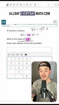 2025 Algebra 1 EOC - Problem 17