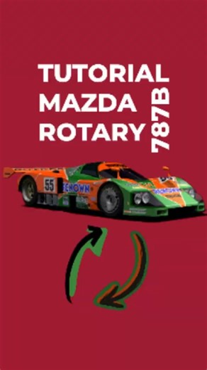 Tutorial Cara Mesin OP Mazda 787B Rotary Bekerja! #mazda #granturismo #funny #memes #racing