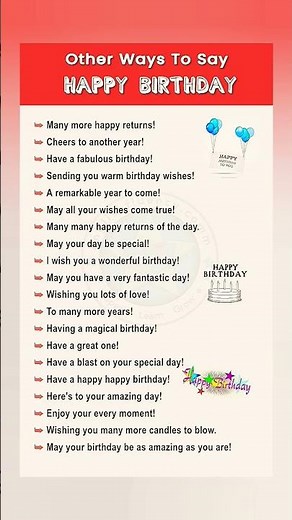 Stop Saying "Happy Birthday" - Say These Instead! 🎉✨ (Part#1) #learnenglish