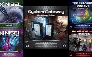【开箱】NSG版《矩阵潜袭》（NETRUNNER）第一循环《余烬》（Ashes）重制版与第三循环《解放》（Liberation）介绍