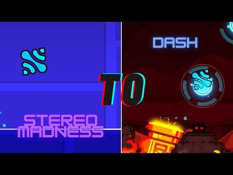 All main level 1 click version! #gd #longvideo #geometrydash 🟨🔺