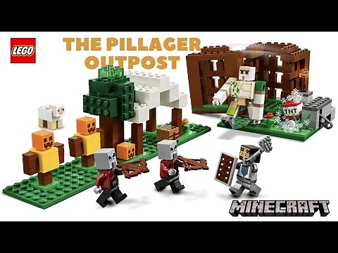 LEGO Minecraft The Pillager Outpost Set Speed Build 2021 | 21159