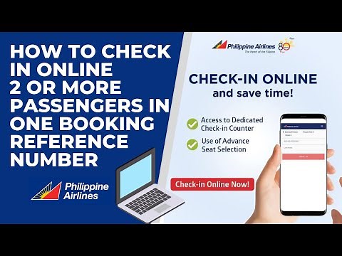 How To Check in Online 2 or more Passengers l PAL 2021
