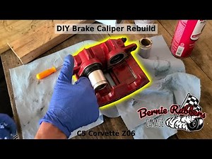 DIY Brake Caliper Rebuild! Here's the trick! C5 Corvette