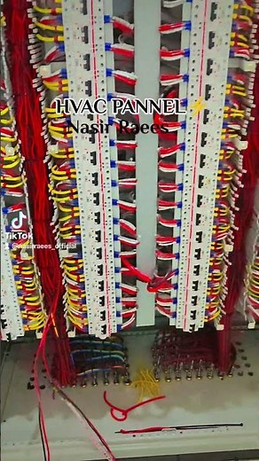 hvac panel wiring diagram | hvac panel board And Termination cable glanding LLC #electrical #gis