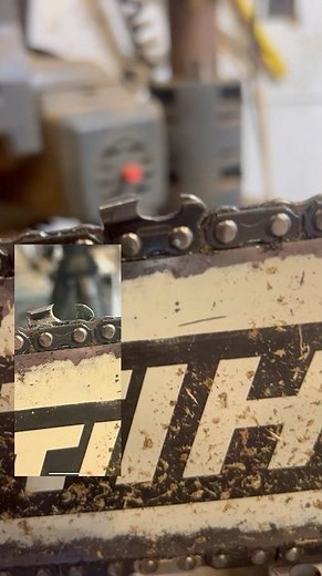 Tips on Sharpening a CHAINSAW 🪓 #chainsaw #stihl #diy #logger