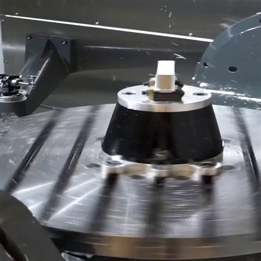👌 5-axis in full flow on a Haas UMC-750 Complex parts. Single setup. Serious accuracy. This is what happens when you combine a rigid 40-taper spindle, integrated trunnion and true simultaneous 5-axis capability. Less handling. More precision. Better parts. #HaasAutomationUK #5AxisMachining #MadeWithHaas