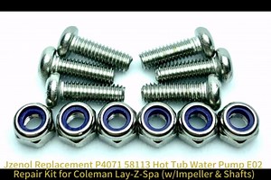 Replacement #P4071, #58113 Hot Tub Water Pump E02 Repair Kit for Coleman Lay-Z-Spa (1 Impeller)
