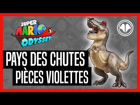 Super Mario Odyssey - Pièces violettes du Pays des Chutes