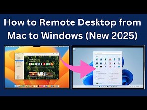 How to Remote Desktop from Mac to Windows (✅New 2025) | Access a Windows computer from Mac