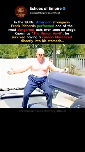 The man who took a cannonball to the stomach...