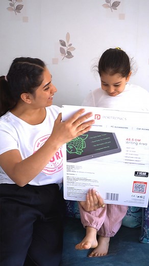 Give your kids a Ruffpad 21 and watch their imaginations run wild while you stay organized effortlessly! -Anti-glare screen for an optimal viewing experience -Ecofriendly innovation that saves on paper waste -OneTap Magic Erase to wipe the slate clean effortlessly Don’t wait, get yours today at www.portronics.com.🎉 #Ruffpad21 #Portronics #PortronicsIndia #NewLaunch #LCDWritingPad #writingpad #kidsgadgets #viralreels | Portronics