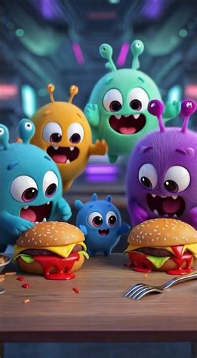 Alien Burger Mukbang