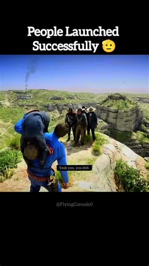 RDR2 Funny Clip😂 | People Launched Successfully🫡 #rdr2 #funnymoments