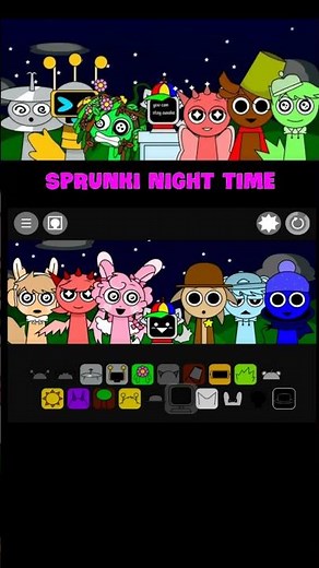 Sprunki: Night Time