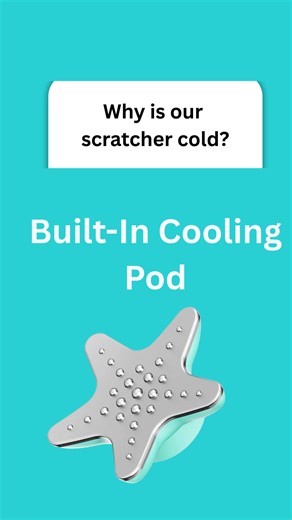 Many of you have asked…why is our scratcher cold. Here it why..🥶🥶🥶 So that you can be at peace in your own skin 🥰 #eczemaawareness #eczema