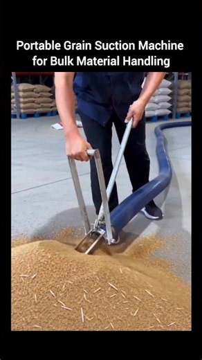 Portable Grain Suction Machine for Bulk Material Handling
