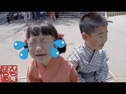 もも地獄寺で泣く(日光江戸村)