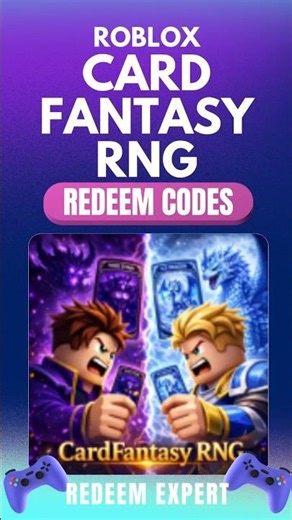 Roblox CardFantasy RNG Codes 💎 Free Gems!