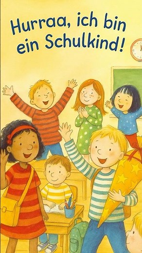 Hurra, ich bin ein Schulkind 🎒 – Einschulungslied für den ersten Schultag 🎶