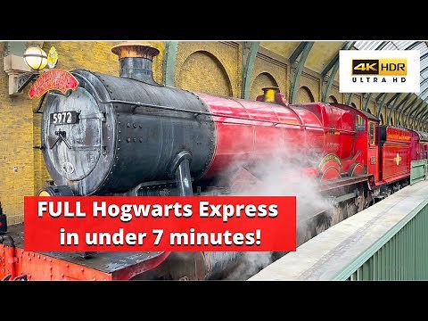 Universal Studios - Hogwarts Express Train Ride [𝟒𝐊 𝐇𝐃𝐑]