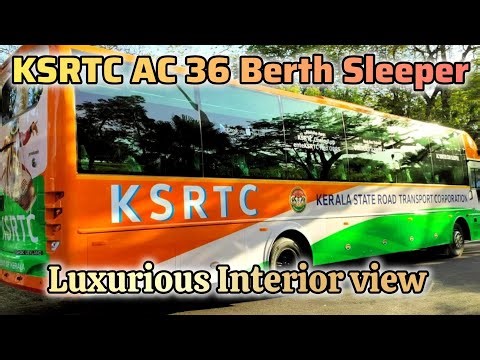 Inside KSRTC’s Latest AC Sleeper Bus | Ashok Leyland | Modern 36 Berth Luxury Ride