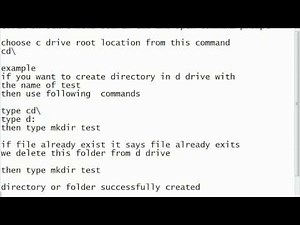 how to create folder or directory with the help of command prompt cmd