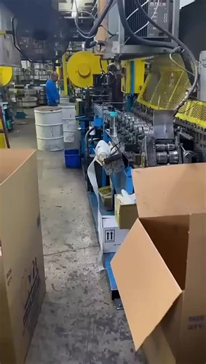 Collar Line at Miami Tech making Ductboard Collars | Layton Mitchell