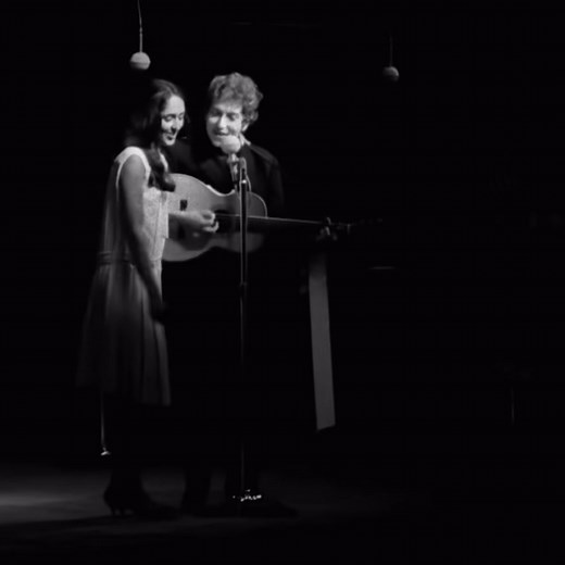 Joan Baez and Bob Dylan at Newport Folk Festival 1964