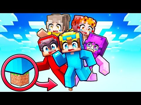 Minecraft But We’re On ONE PIXEL BLOCK!