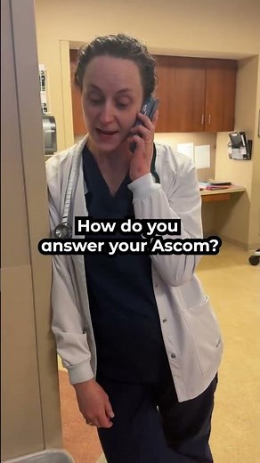 How Do You Answer Your Ascom?