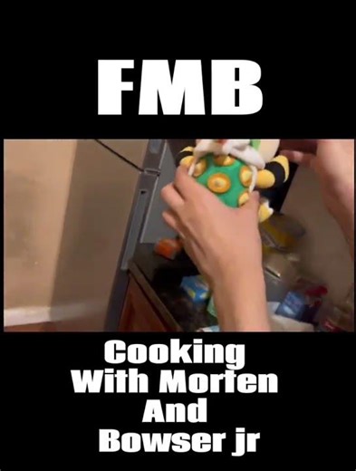 Cooking with Morten and bowser jr