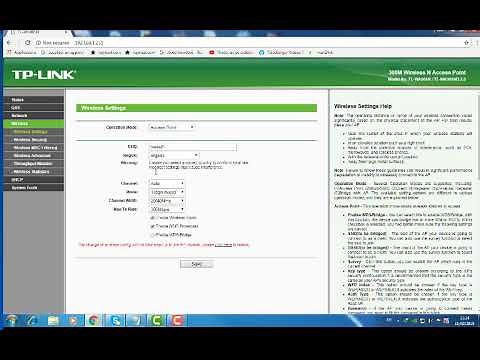 configuration d'un point d'accès Wifi
