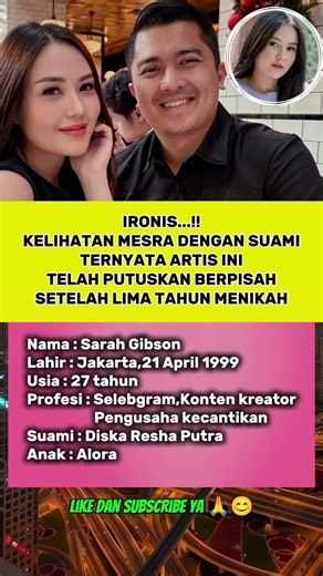 IRONIS...!!! Kelihatan mesra dengan suami tapi memutuskan berpisah
