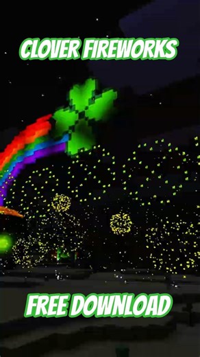 Minecraft Clover Fireworks 🍀 St. Patrick’s Day Build