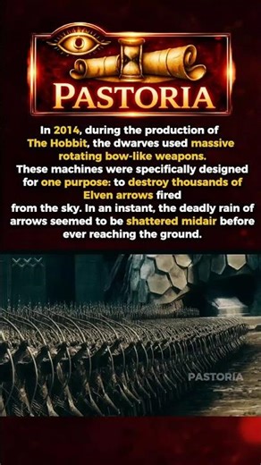 How Did the Dwarves Stop Thousands of Arrows Midair in The Hobbit?#history #shorts