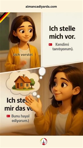 Almanca Önemli 1 Fiil 2 Anlam: sich vorstellen 🇩🇪