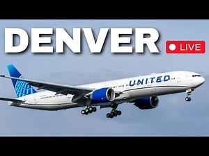 🔴LIVE Denver Airport | Busy Night Ops | Denver Plane Spotting