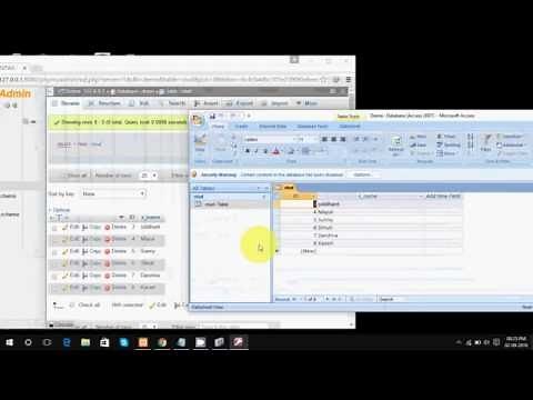 convert access database to mysql