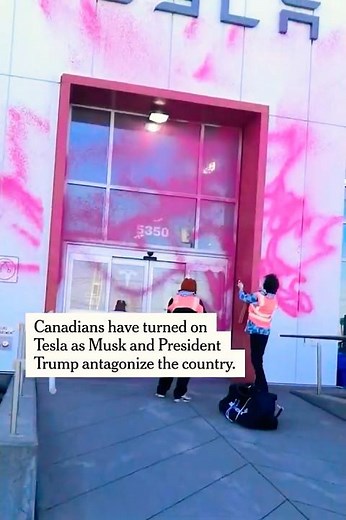 Teslas Vandalized in Canada as Trump and Musk Face Backlash