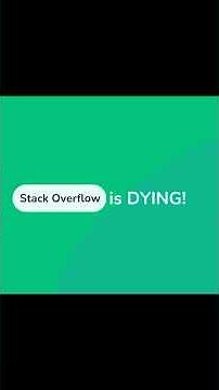 Stack Overflow is Dying ! #stackoverflow #artificialintelligence #ai