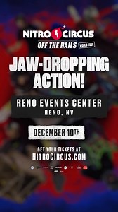 Wheelz is unreal! Catch him LIVE at Nitro Circus on December 10 at Reno Events Center. Get your tickets now and remember... don't try this at home #nitrocircus #wheelz | Nitro Circus