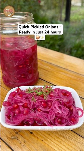 Quick Pickled Onions – Ready in Just 24 Hours!✨🧅