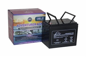 12V 85 AH Leoch Adventurer AGM Leisure Battery (LAGM85) - Alpha Batteries