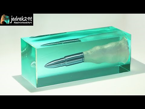 Bullet Underwater. DIY a Simple Way / RESIN ART
