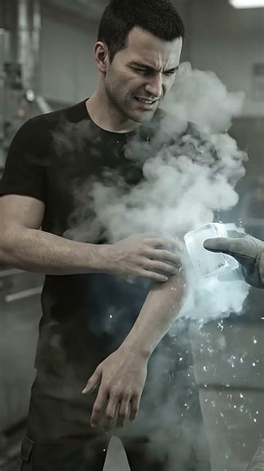 What Happens If You Touch Dry Ice #didyouknow #mindblown #facts